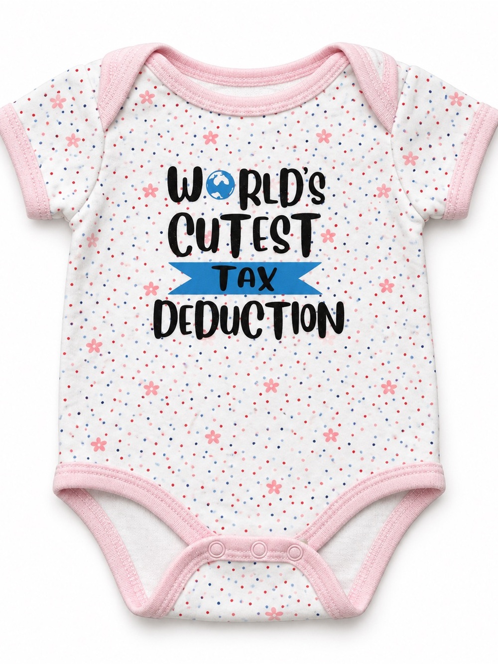 BABY MODE - World's Cutest Tax Deduction Pink Baby Onesie